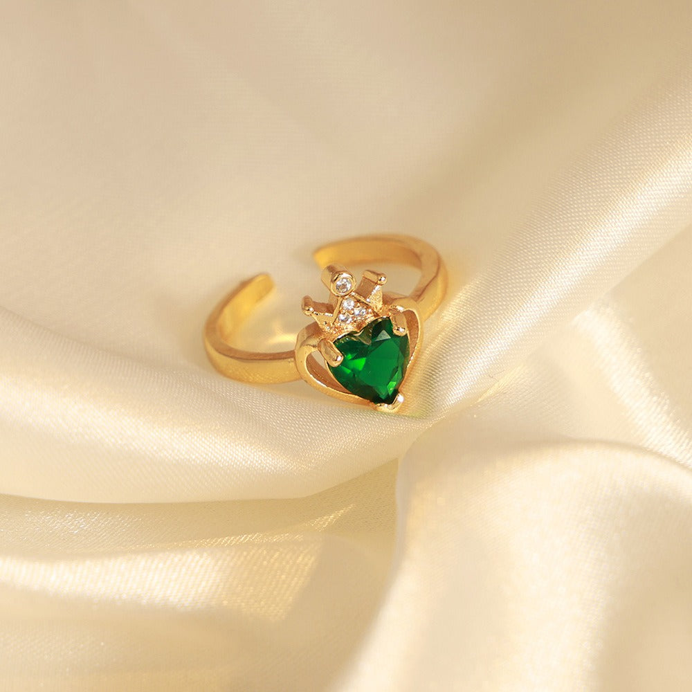 bague apm monaco coeur, bague agatha coeur