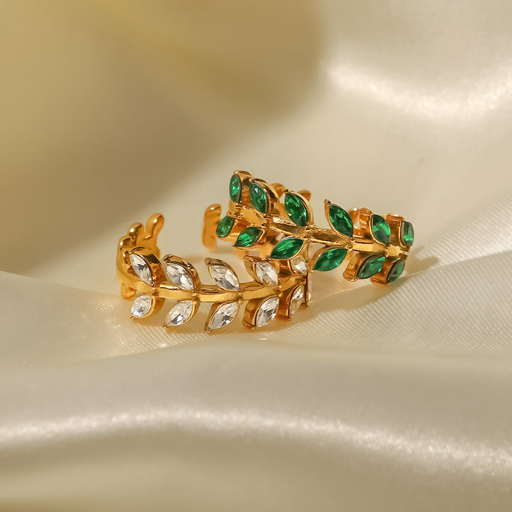 Bague feuille