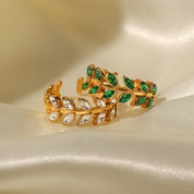 Bague feuille