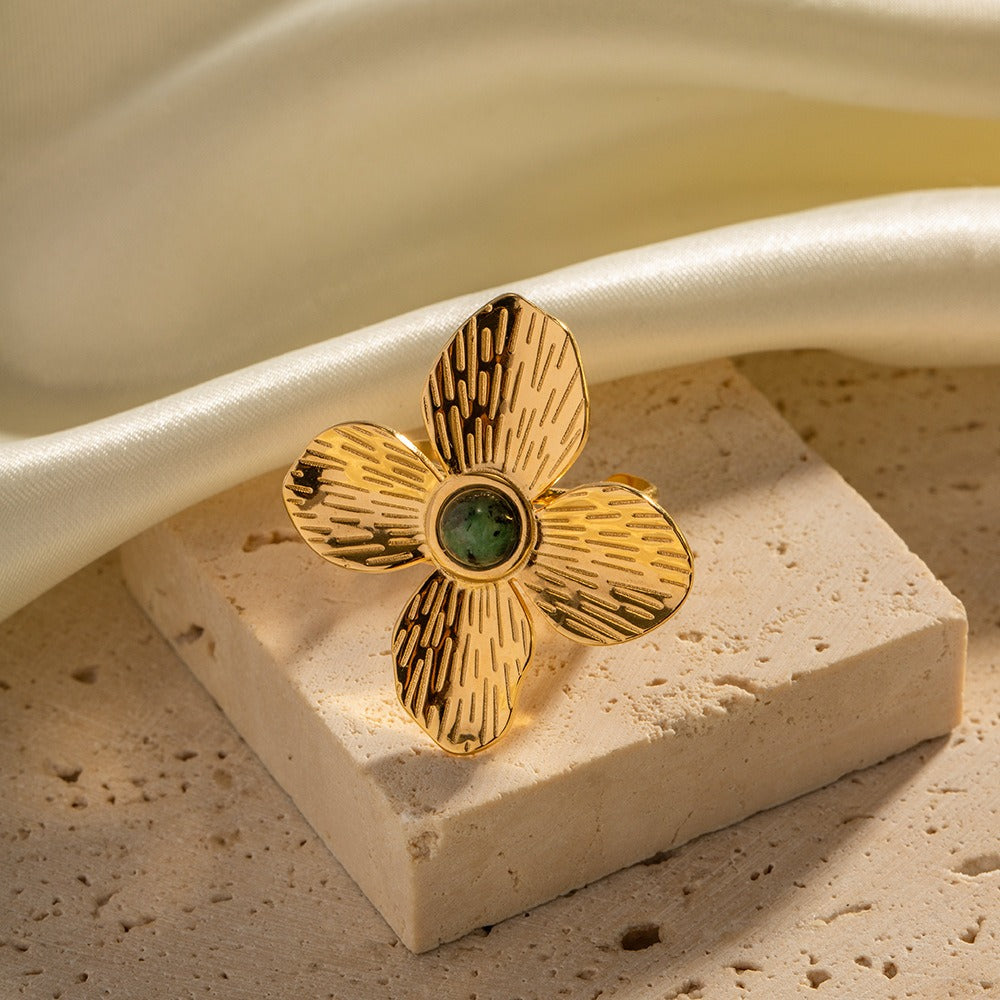 Bague fleur vintage