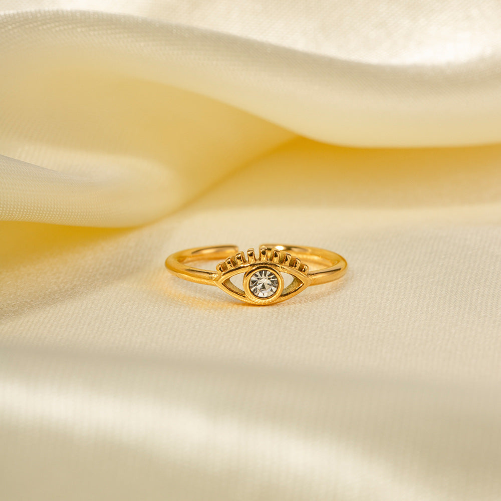 Bague solitaire or jaune