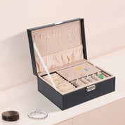 Boîte a bijoux en cuir