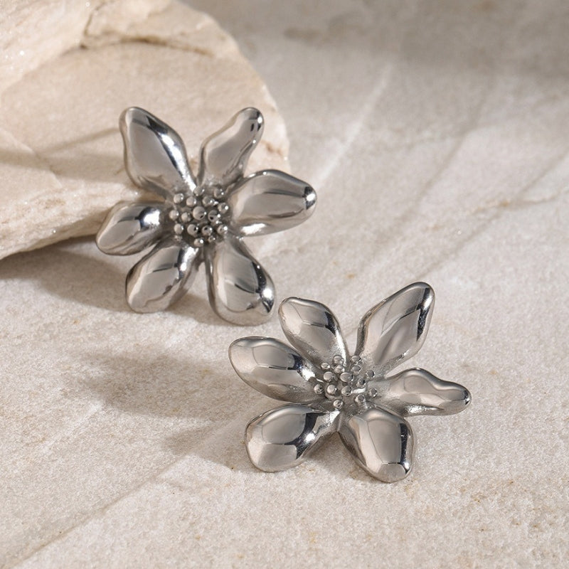 boucle d oreille fleur de lotus