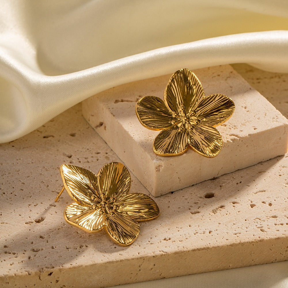 Boucle d'oreille fleur de cerisier
