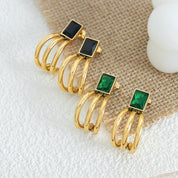 Boucles d'oreilles colorées