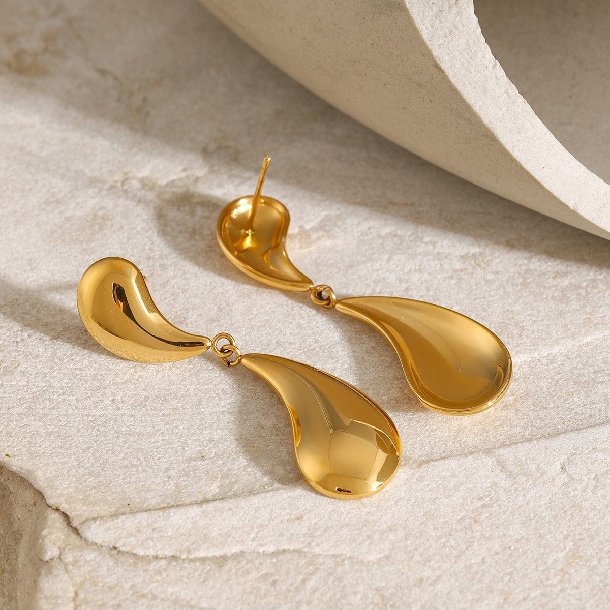 Boucles d'oreilles gouttes pendantes