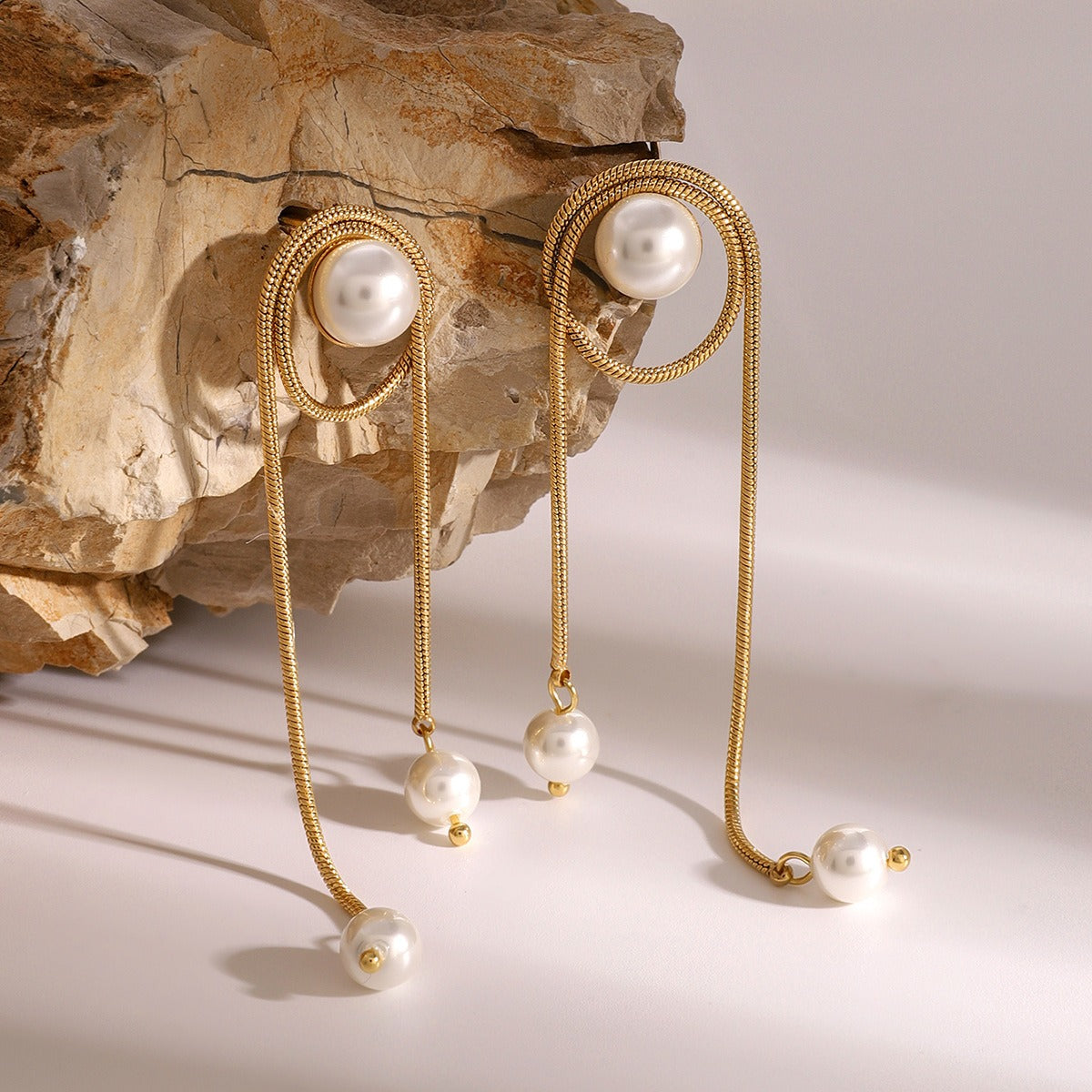 Boucles d'oreilles longue pendante