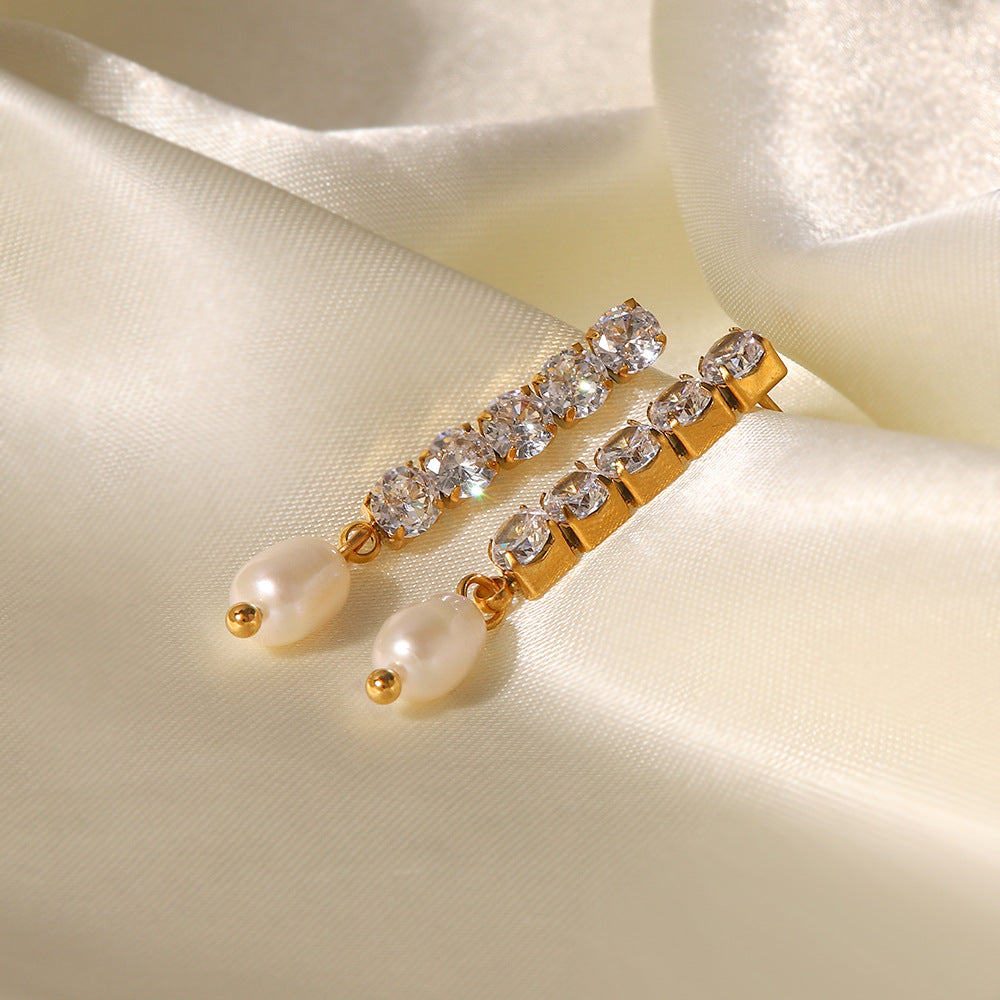 boucle d'oreille longue pendante