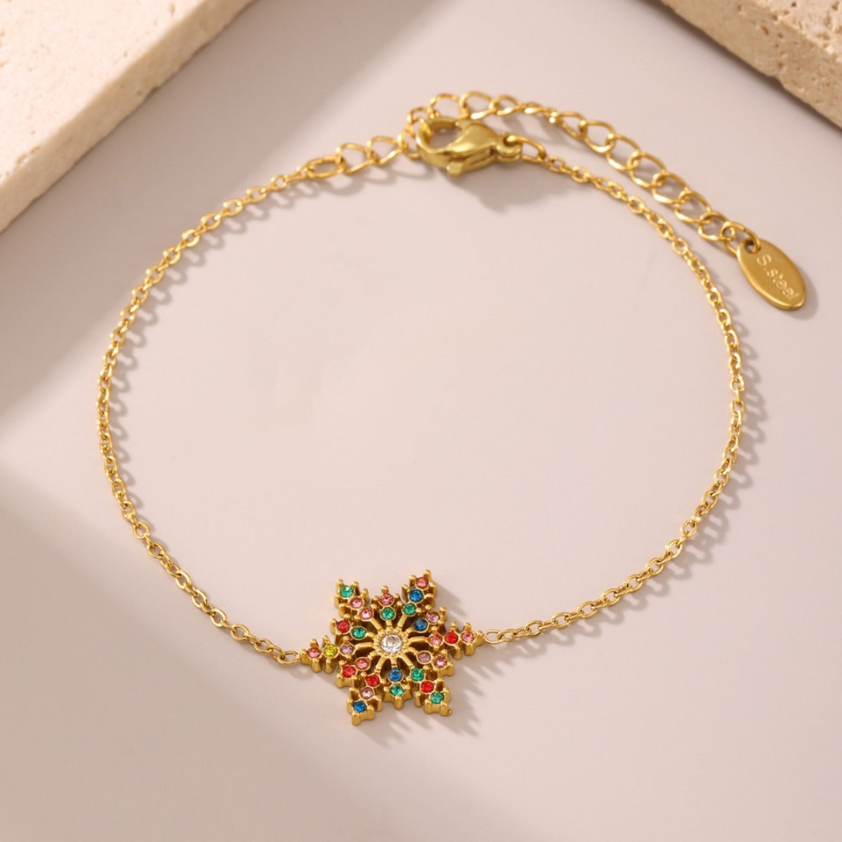 Bracelet flocon de neige