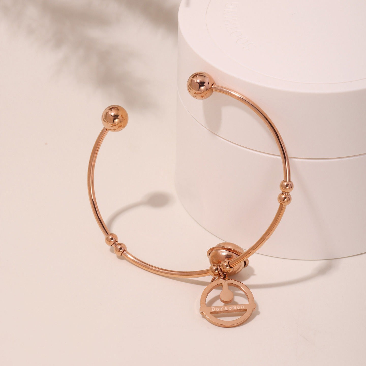 bracelet jonc or rose