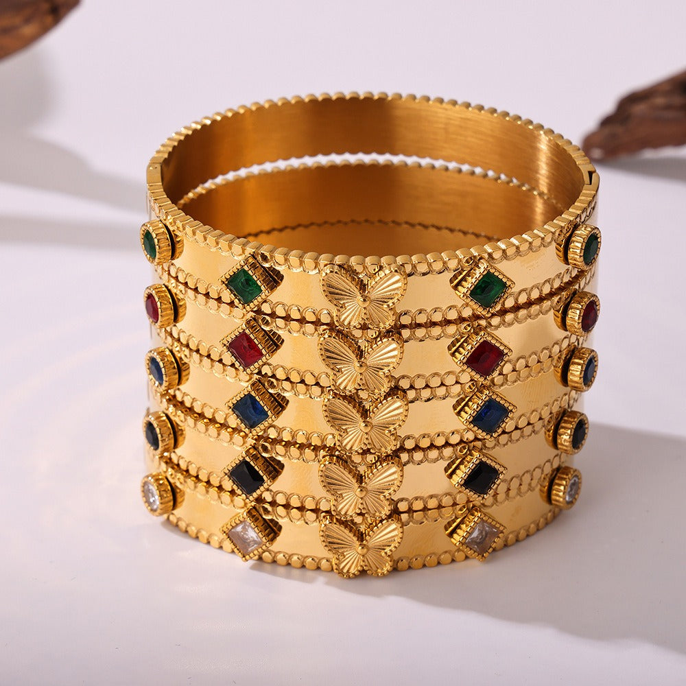 Bracelet jonc coloré