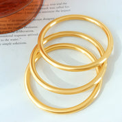 Bracelet jonc doré