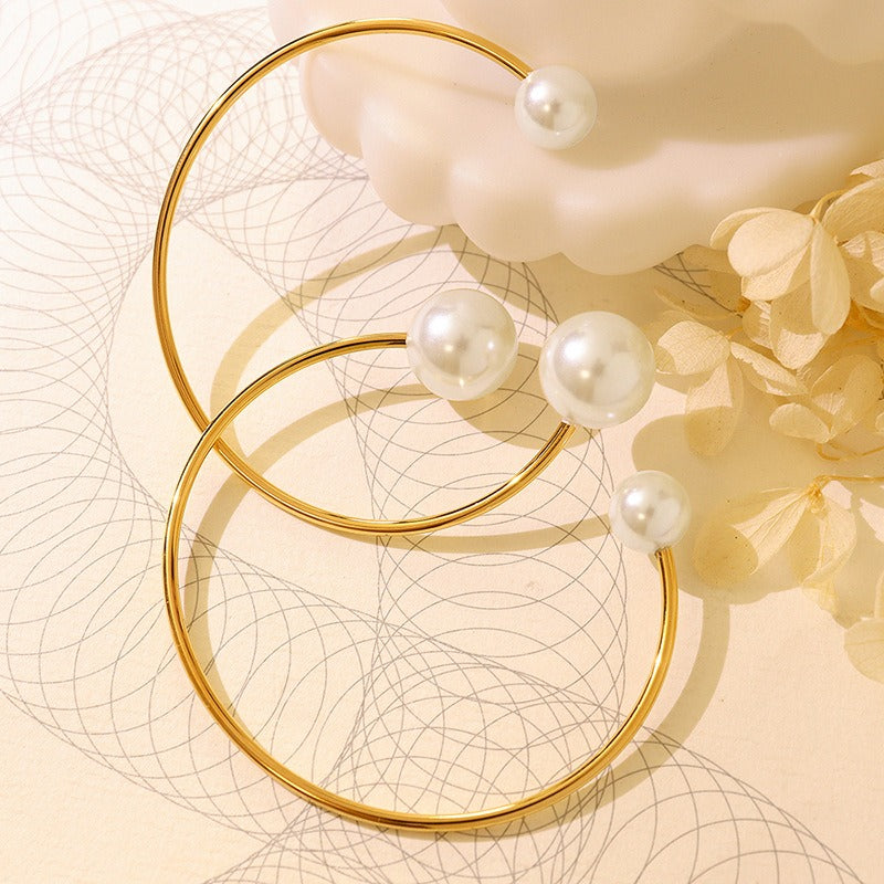 Bracelet jonc perle