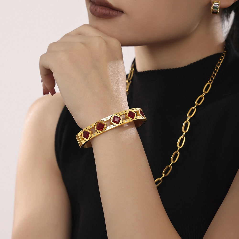 bracelet jonc gravé
