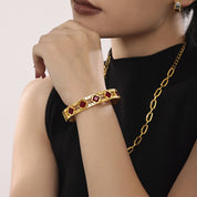 bracelet jonc gravé