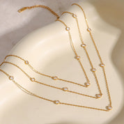 Collier 3 rangs fantaisie