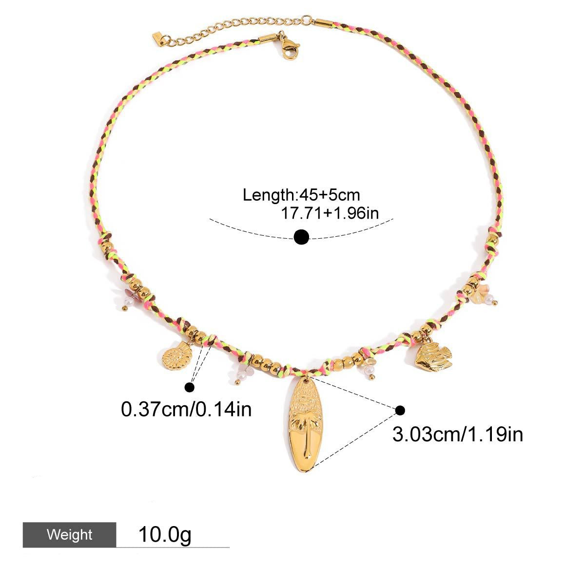 collier africain coquillage