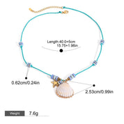 collier coquillage fait main