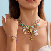 collier coquillage or