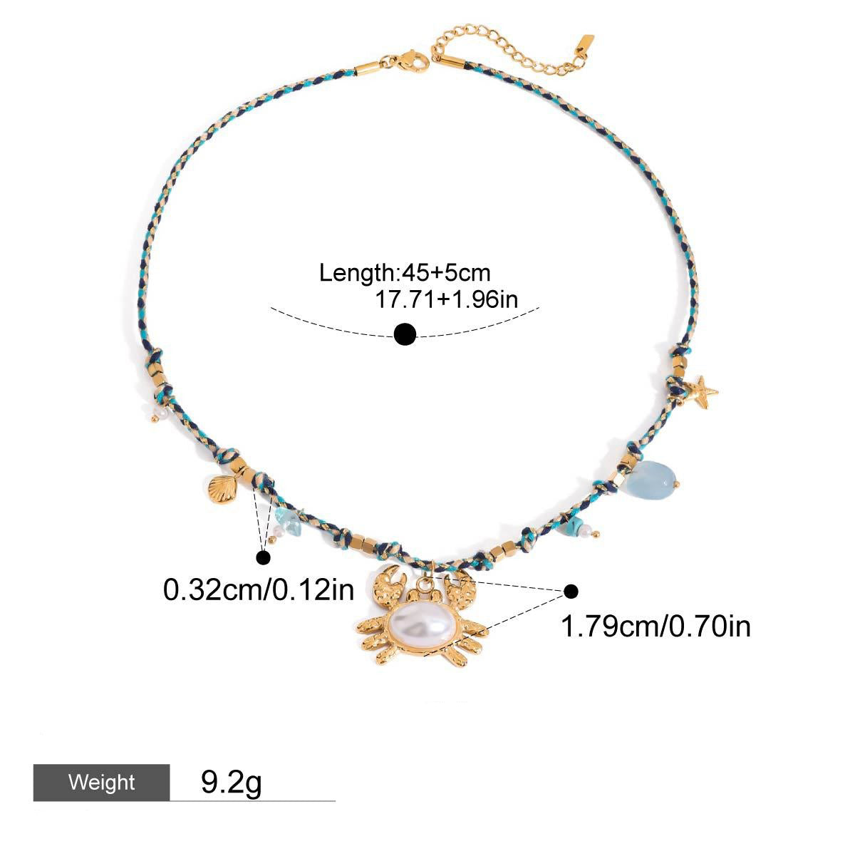 collier coquillage tendance