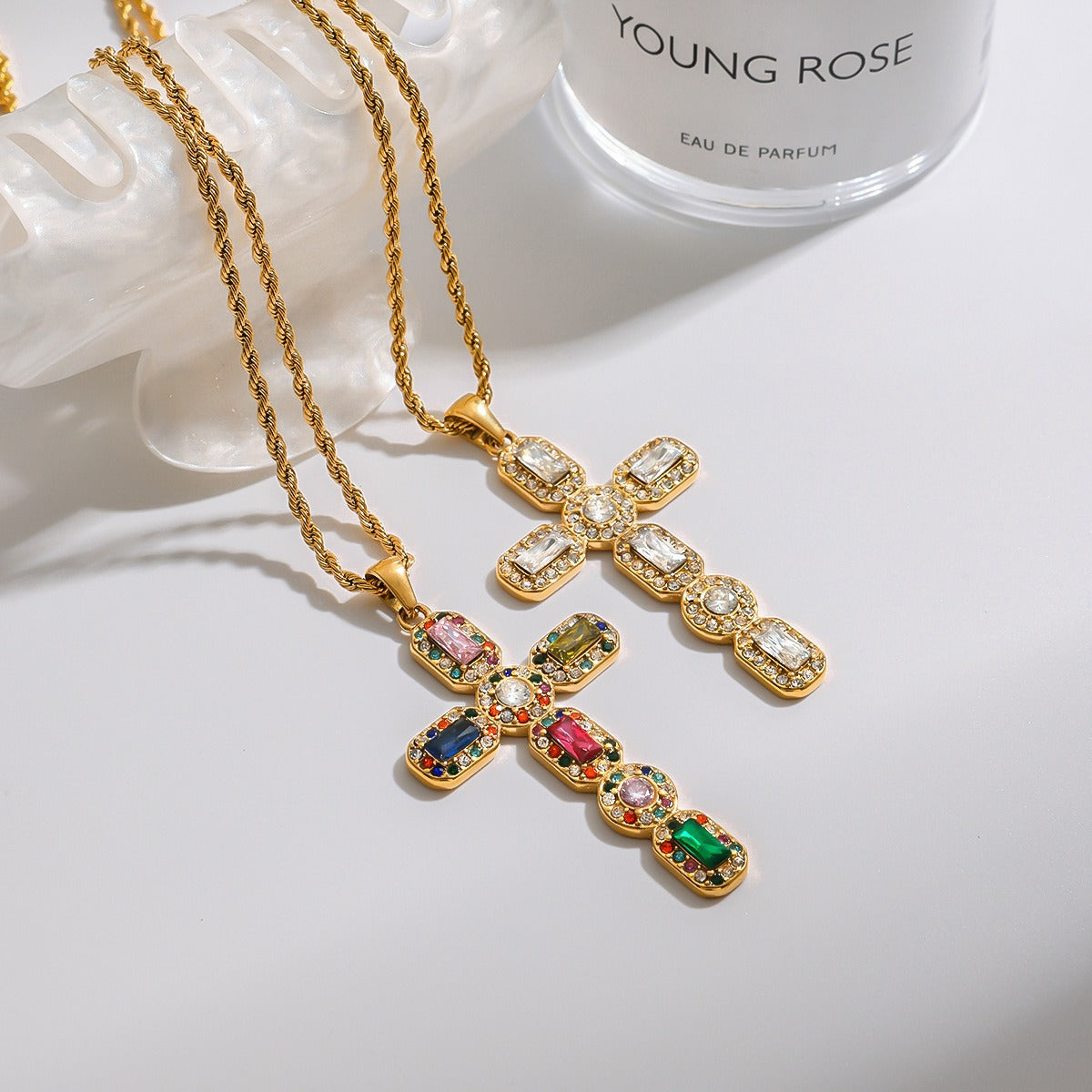 Collier croix chrétienne