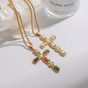 Collier croix chrétienne