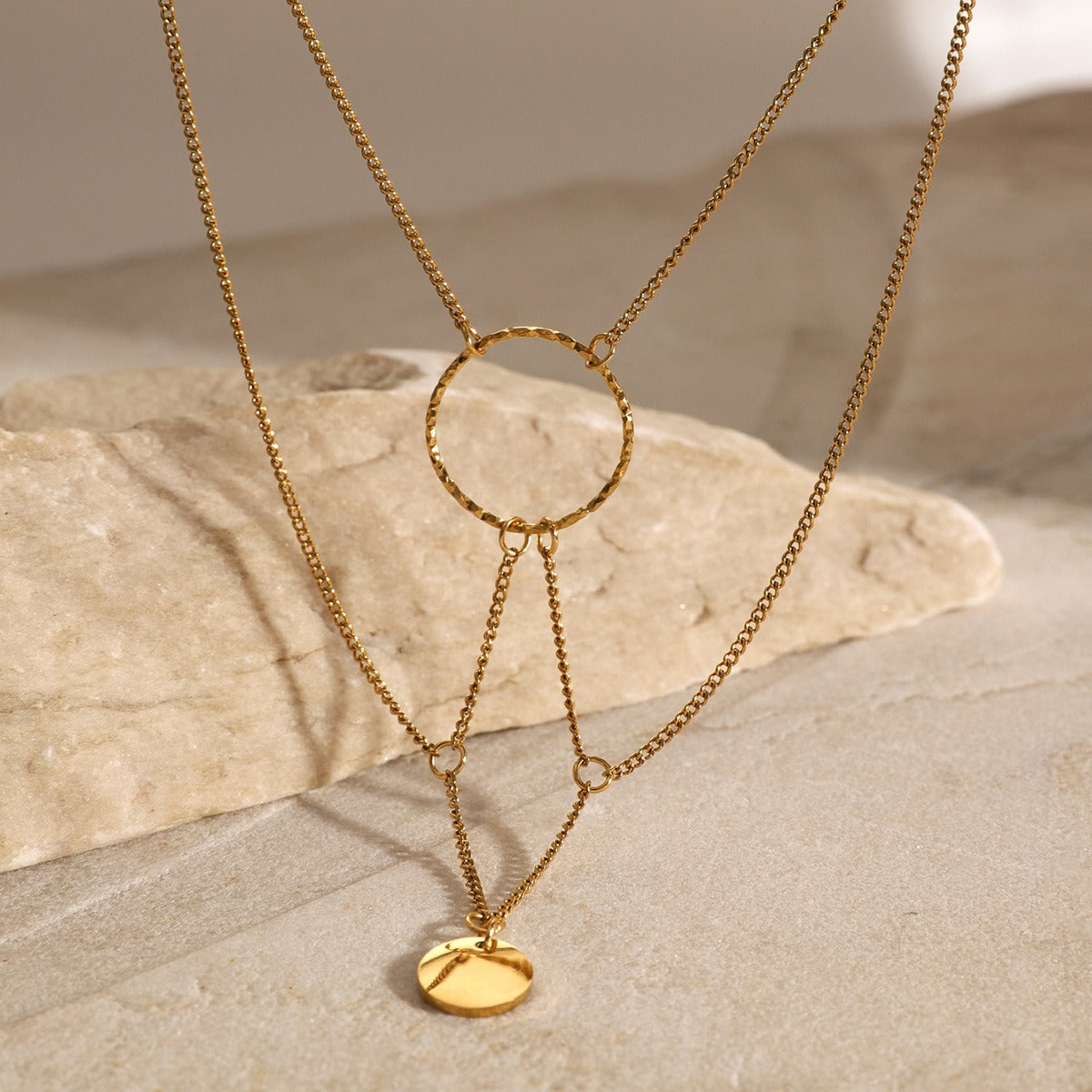 Collier doré fantaisie