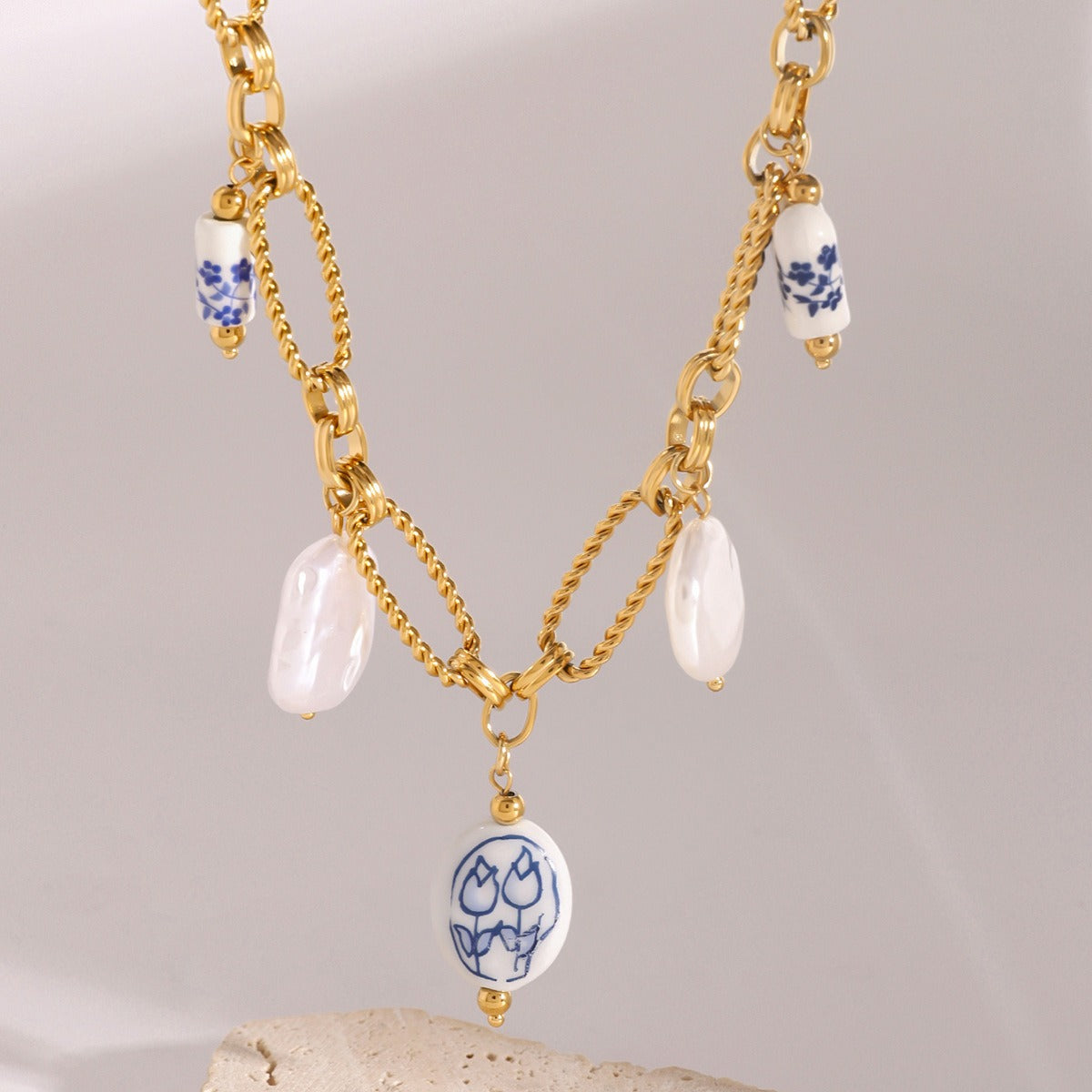 collier perle de culture, collier femme perle​