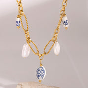 collier perle de culture, collier femme perle​