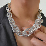 gros collier fantaisie coloré