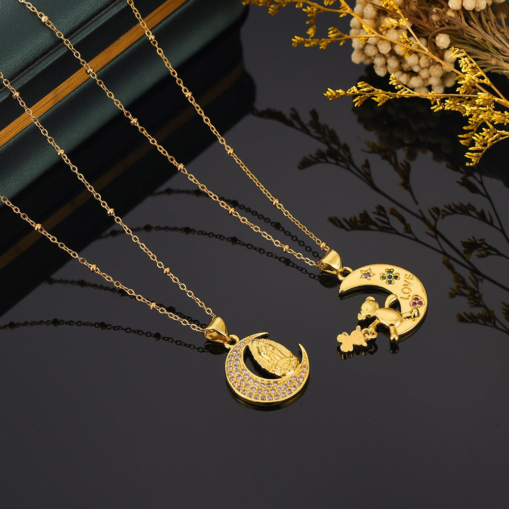 collier fantaisie bois