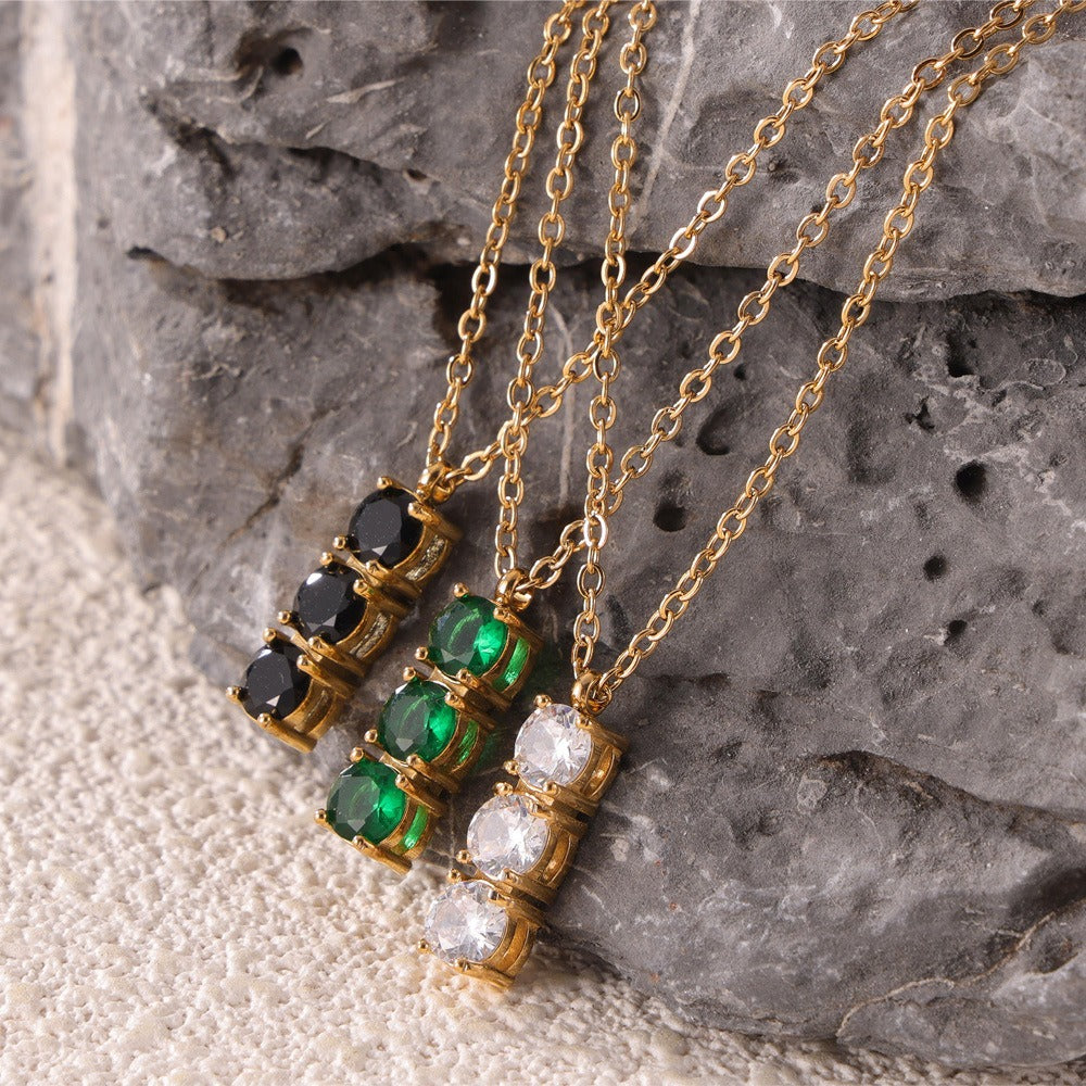 Collier fantaisie strass