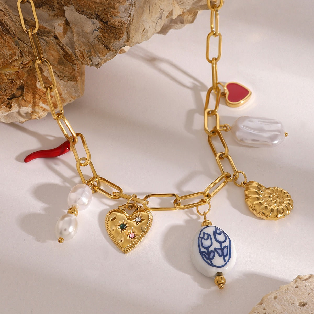 perles pour collier fantaisie, collier fantaisie en perles de verre