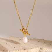 Collier fin perle