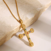collier long croix