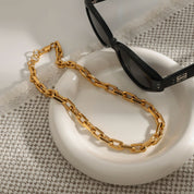 Collier grosse maille ras de cou