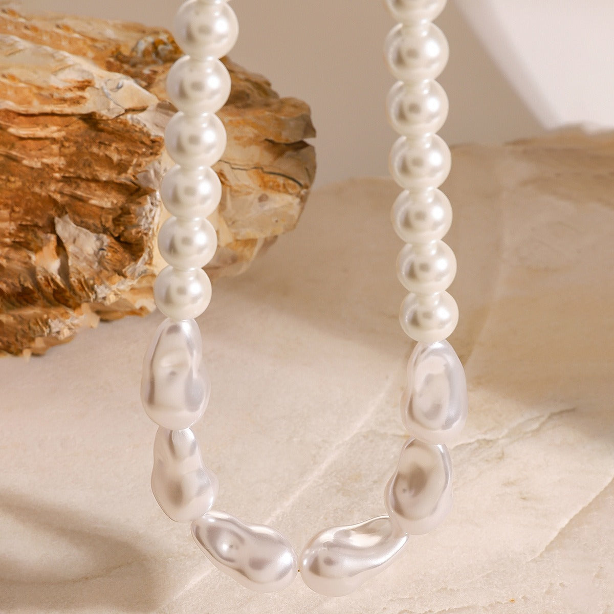 Collier grosse perle