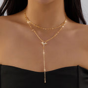 Collier 'Ibiza' en acier inoxydable et plaqué or 18 carats