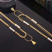 Collier long coeur