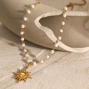 Collier pendentif perle, collier perle avec pendentif