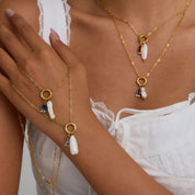 bracelet and charm