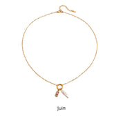 collier avec pierre de naissance