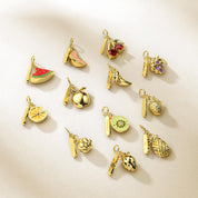Collier personnalisé avec charms fruits