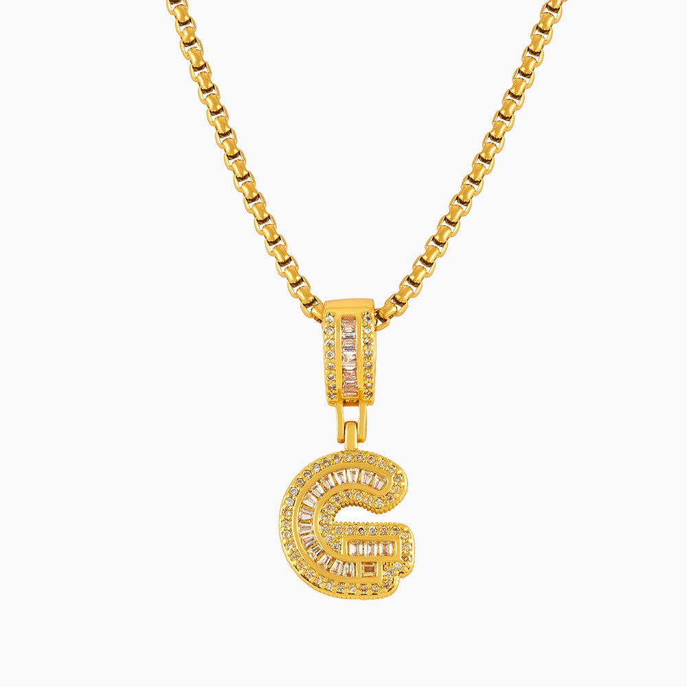 collier amore grosse lettre
