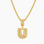 collier lettre maje
