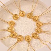 Collier personnalisé médaillon astro