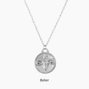 collier argenté astro belier