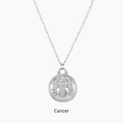 collier en argent cancer