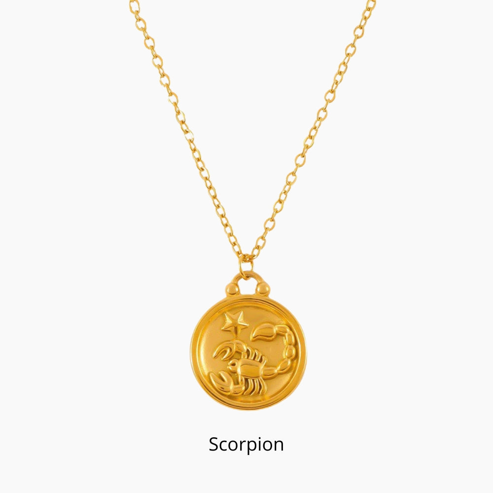 collier pendentif scorpion