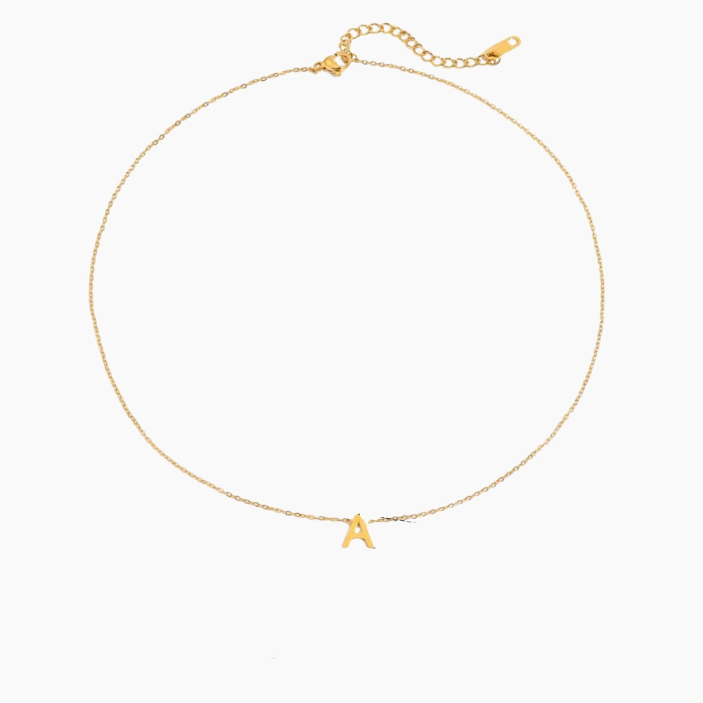 collier initiale multiple
